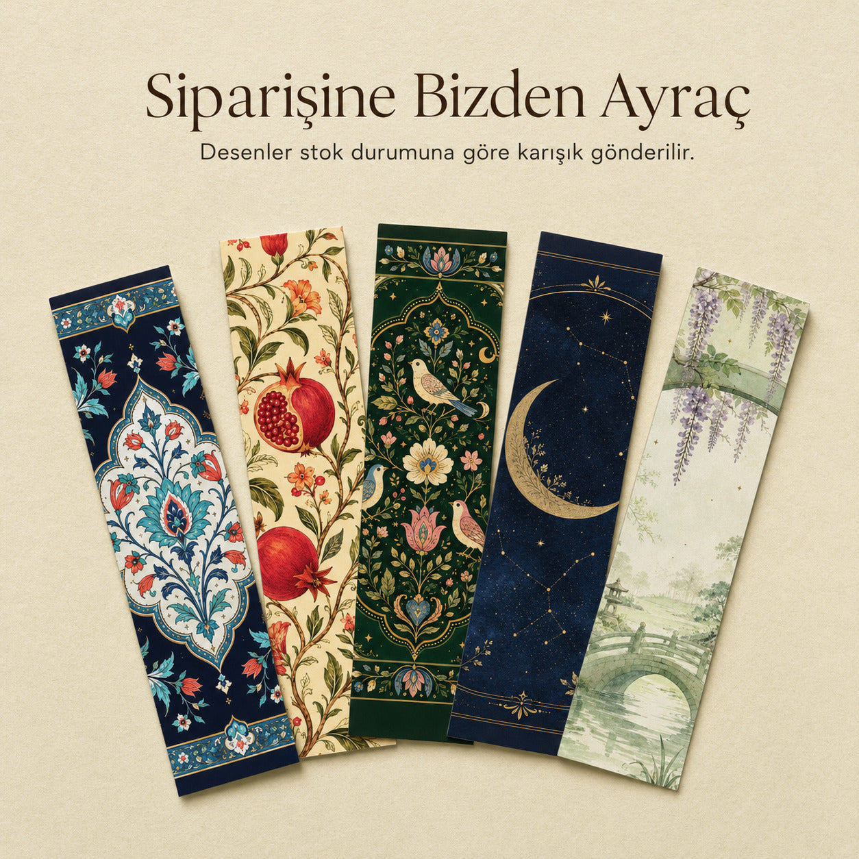 Desenli Premium Ayraç