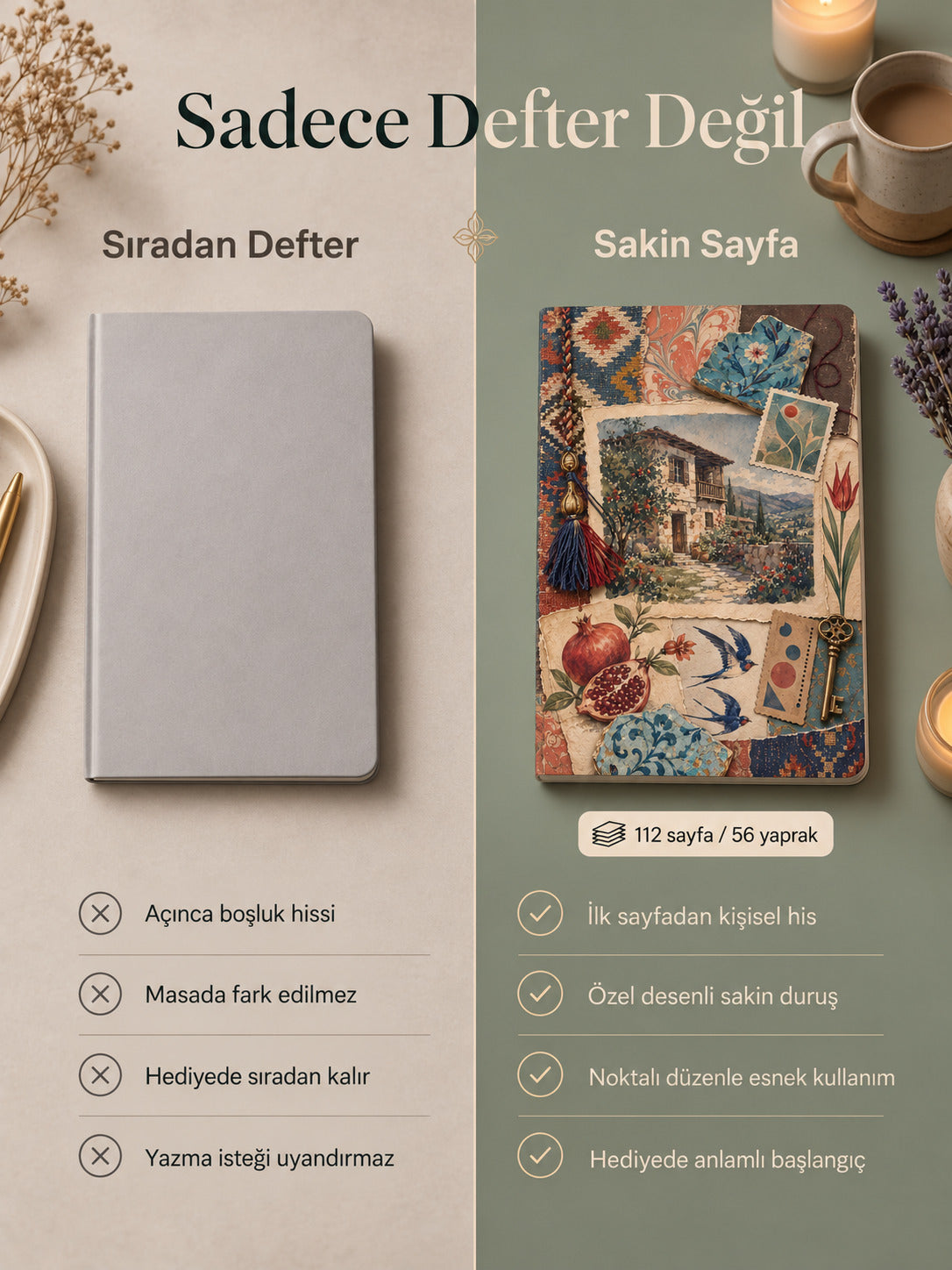 Bir Anadolu Güncesi Defter - Sakin Sayfa