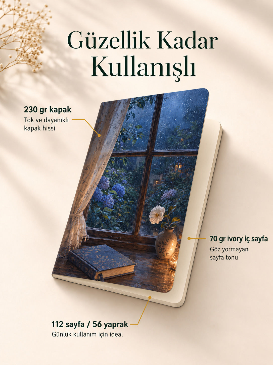 Yağmur Sonrası Defter - Sakin Sayfa
