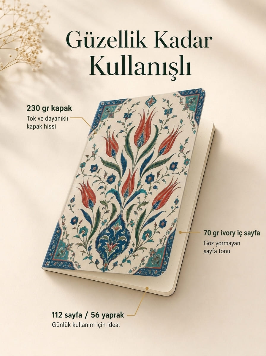İnce Çiçek Defter