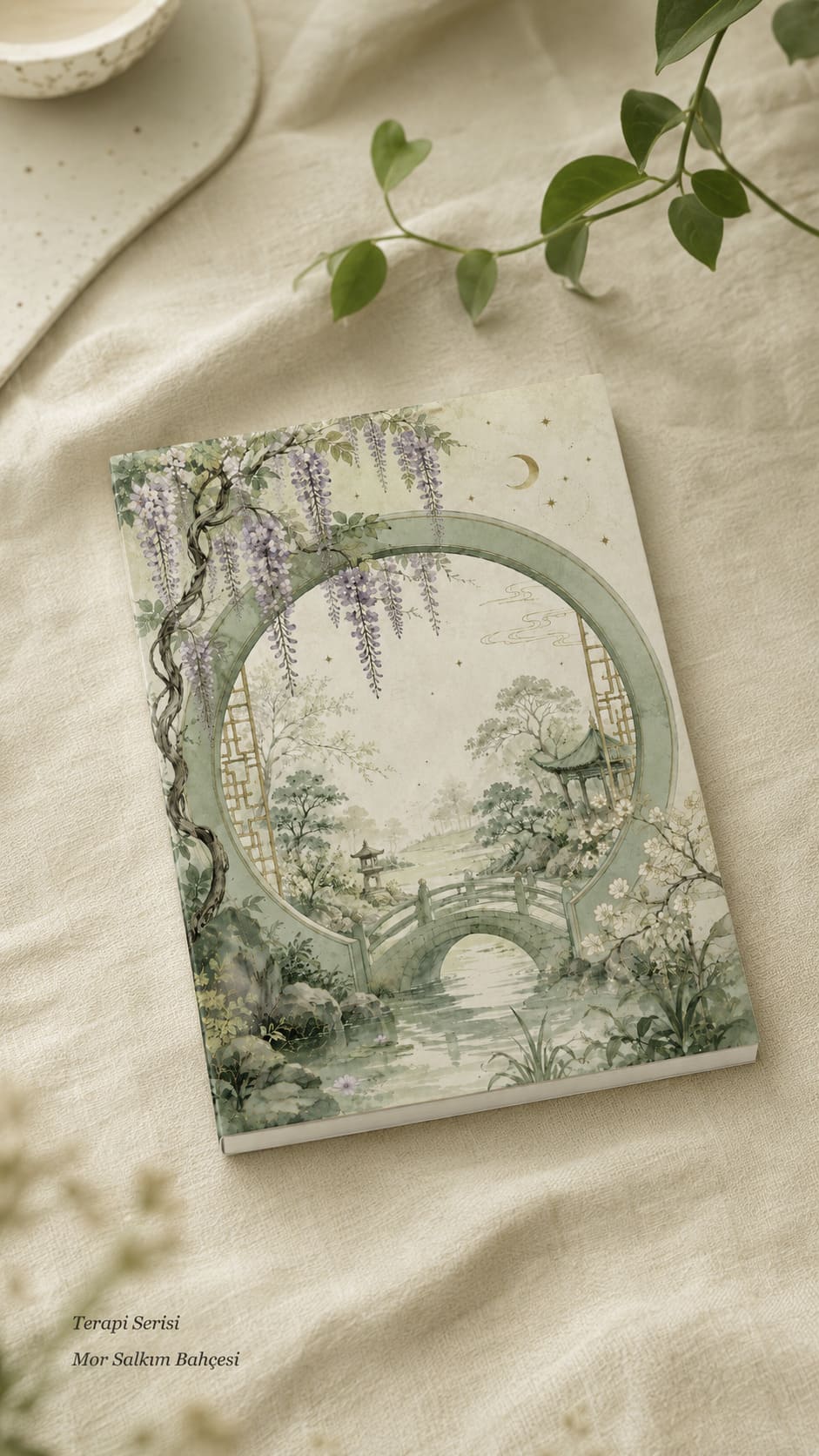 Mor Salkım Bahçesi Defter