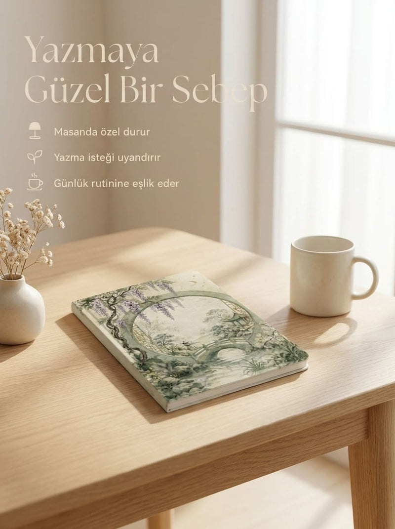 Mor Salkım Bahçesi Defter