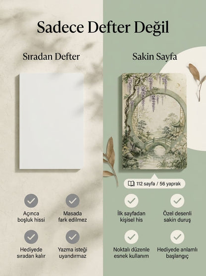 Mor Salkım Bahçesi Defter