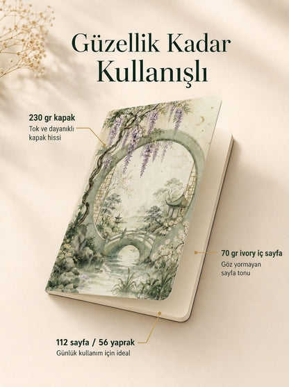 Mor Salkım Bahçesi Defter