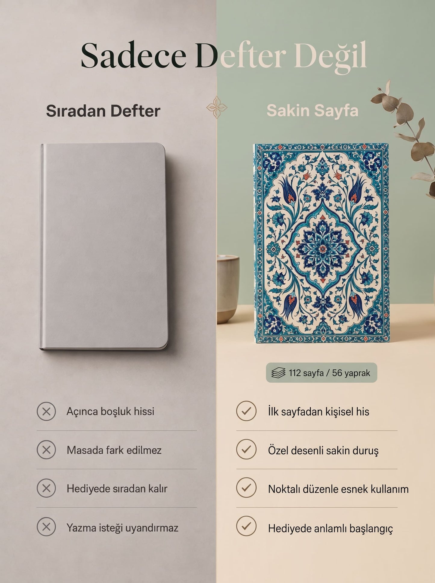 Turkuaz Çini Defter